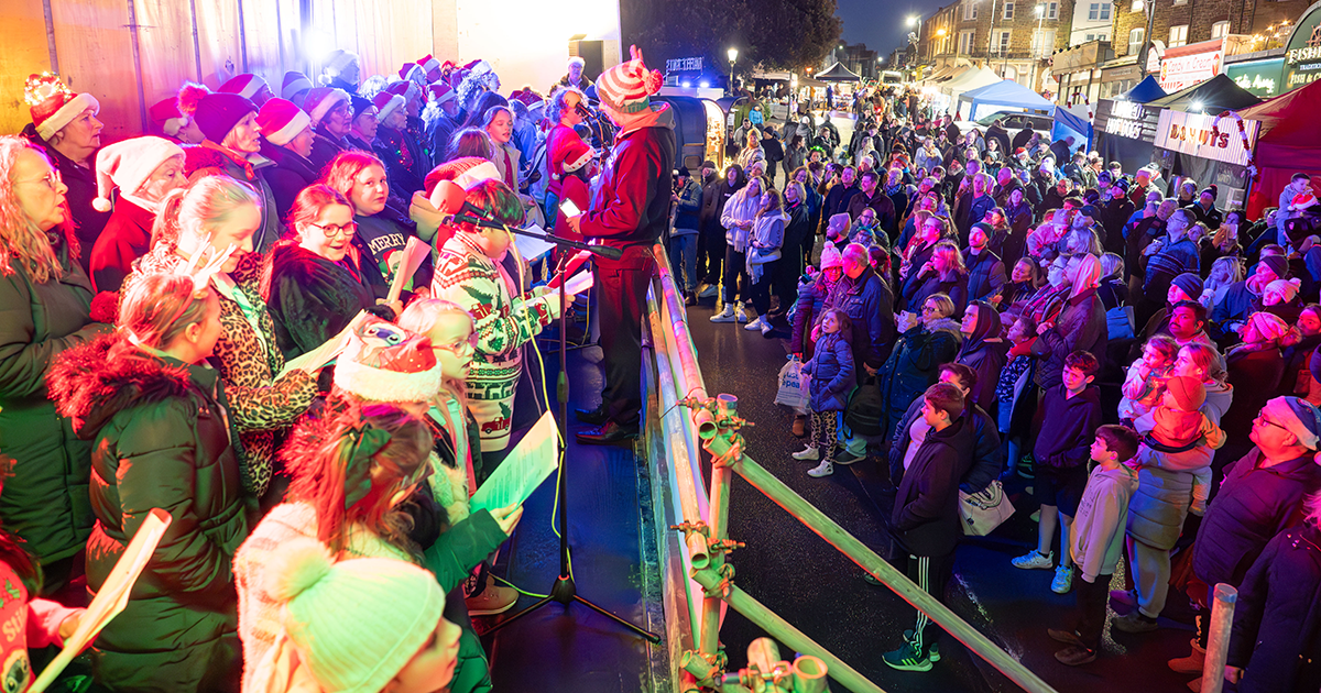 Food, drink and entertainment at Hunstanton Christmas event