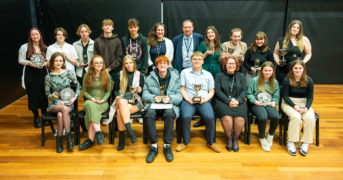 Top students honoured at awards evening