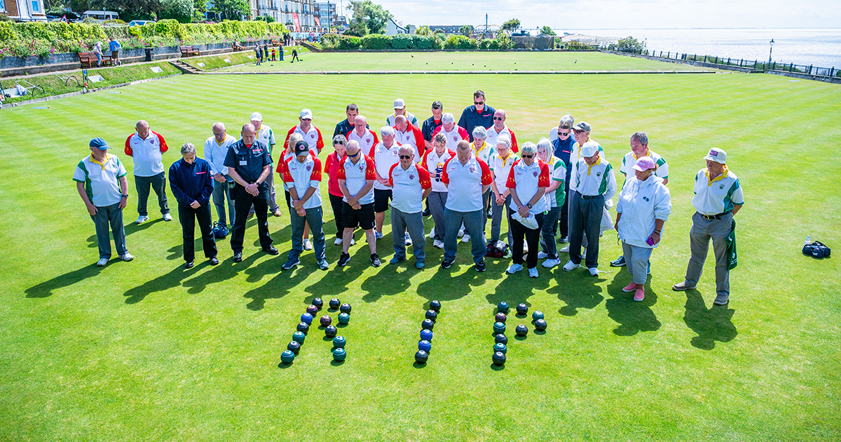 English Fire Service Bowls Team remember lost colleagues