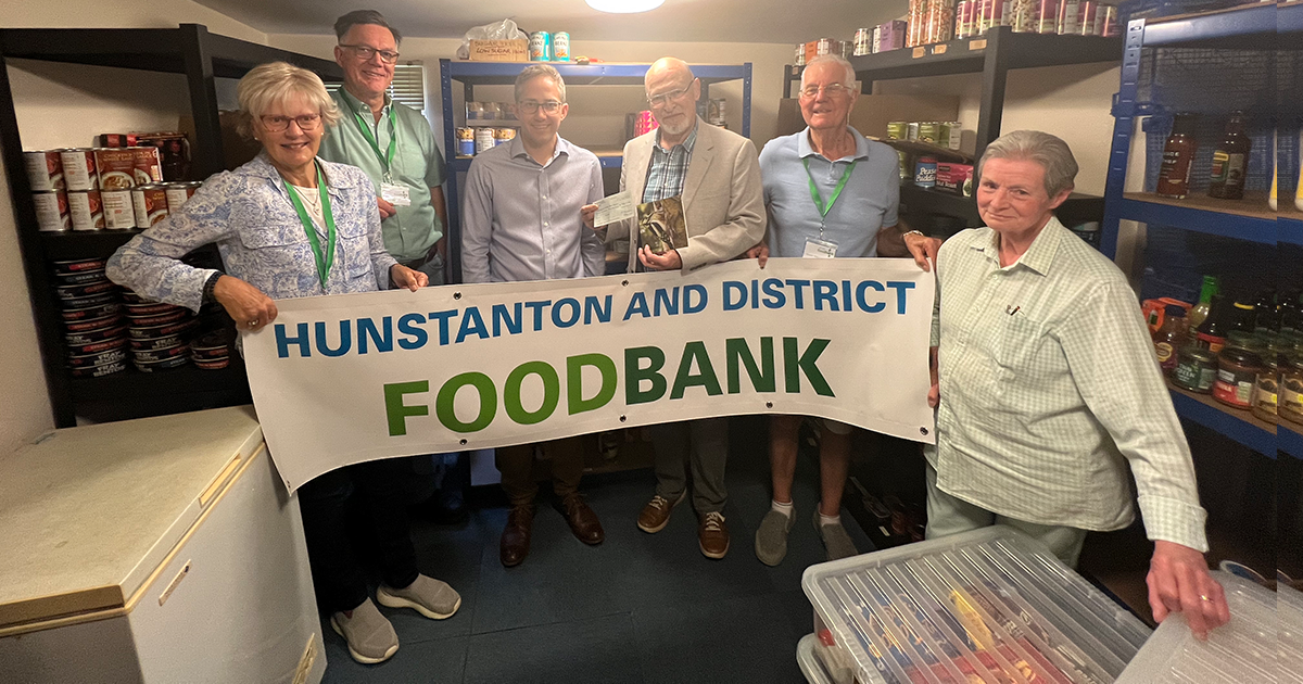Sea Shanties and Words support Hunstanton Foodbank