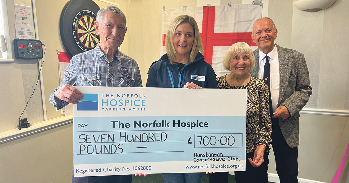 It’s a bullseye for the Norfolk Hospice