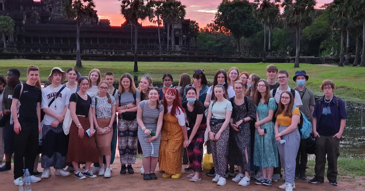 Students enjoy trip of a lifetime volunteering in Cambodia