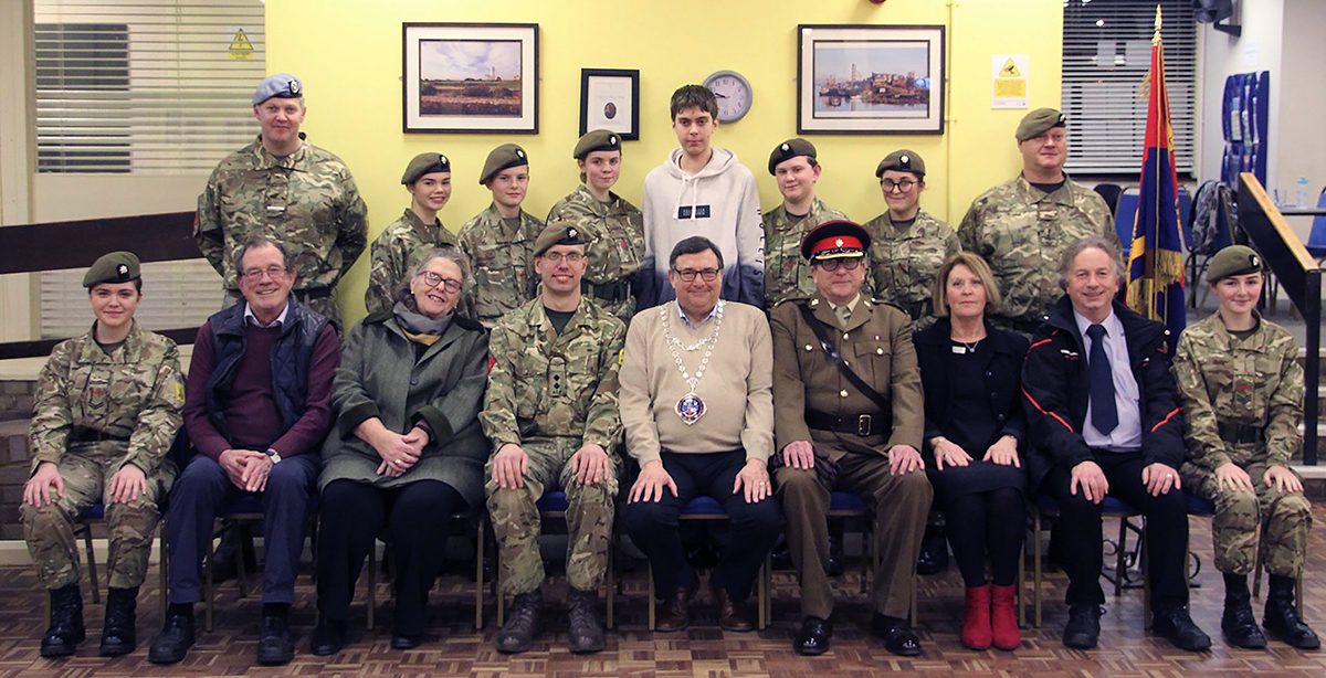Mayor inspects Army Cadet Force