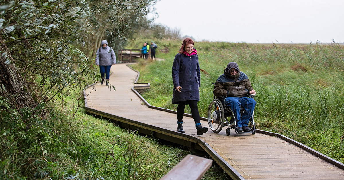 Accessible boardwalk at Brancaster is opened