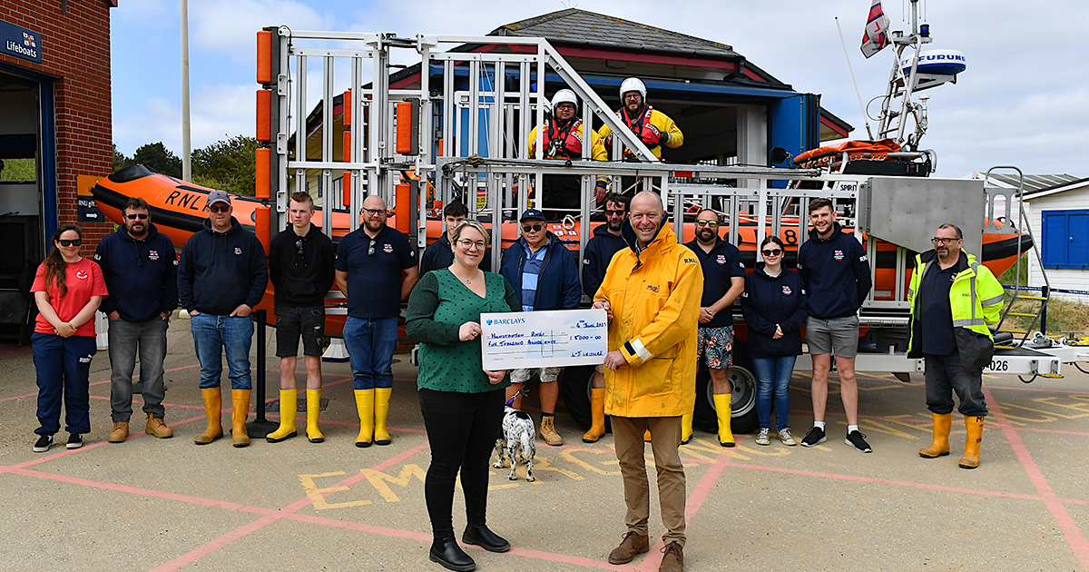 Coastal businesses back ‘outstanding work’ of RNLI lifeboat crews