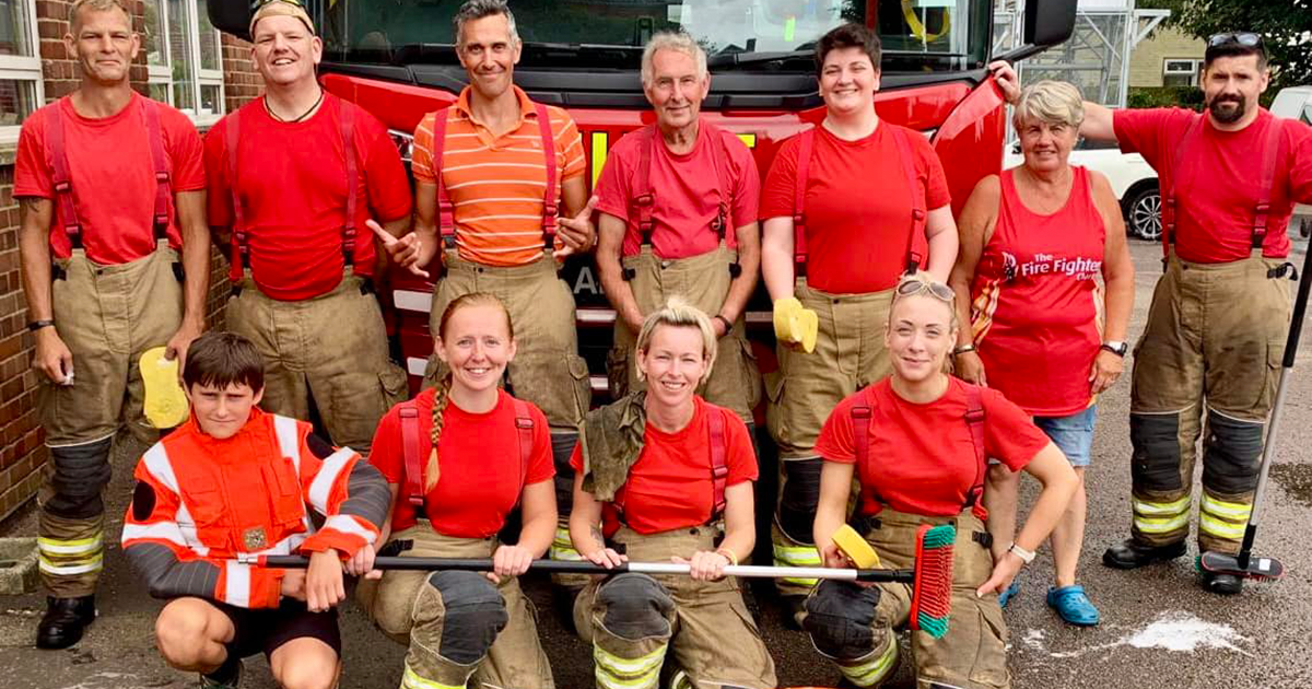 Chief’s Challenge sees firefighters aim to wash 999 cars in a day
