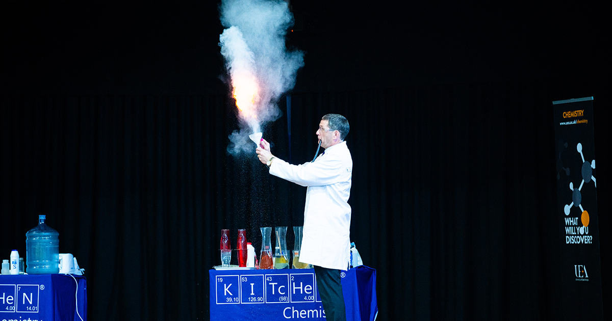Science goes with a bang at Lynn school