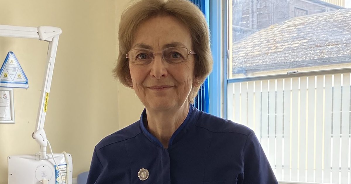 Retired nurse returns to the front line at the Queen Elizabeth Hospital