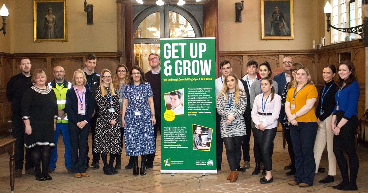 Council apprentices ‘get up and grow’ this February