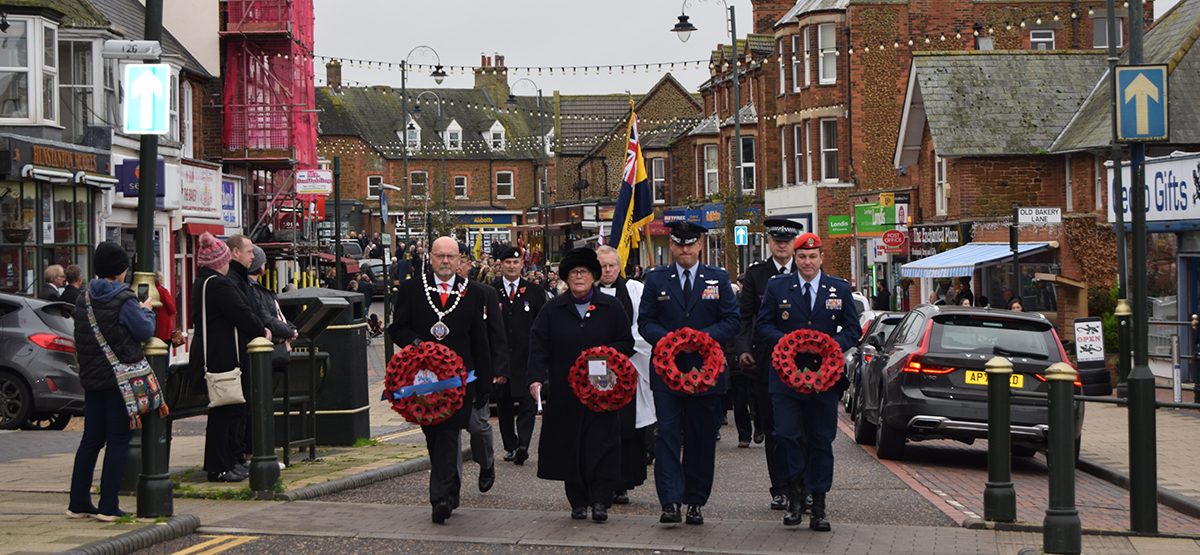 67th SOS takes part in Hunstanton’s Act of Remembrance