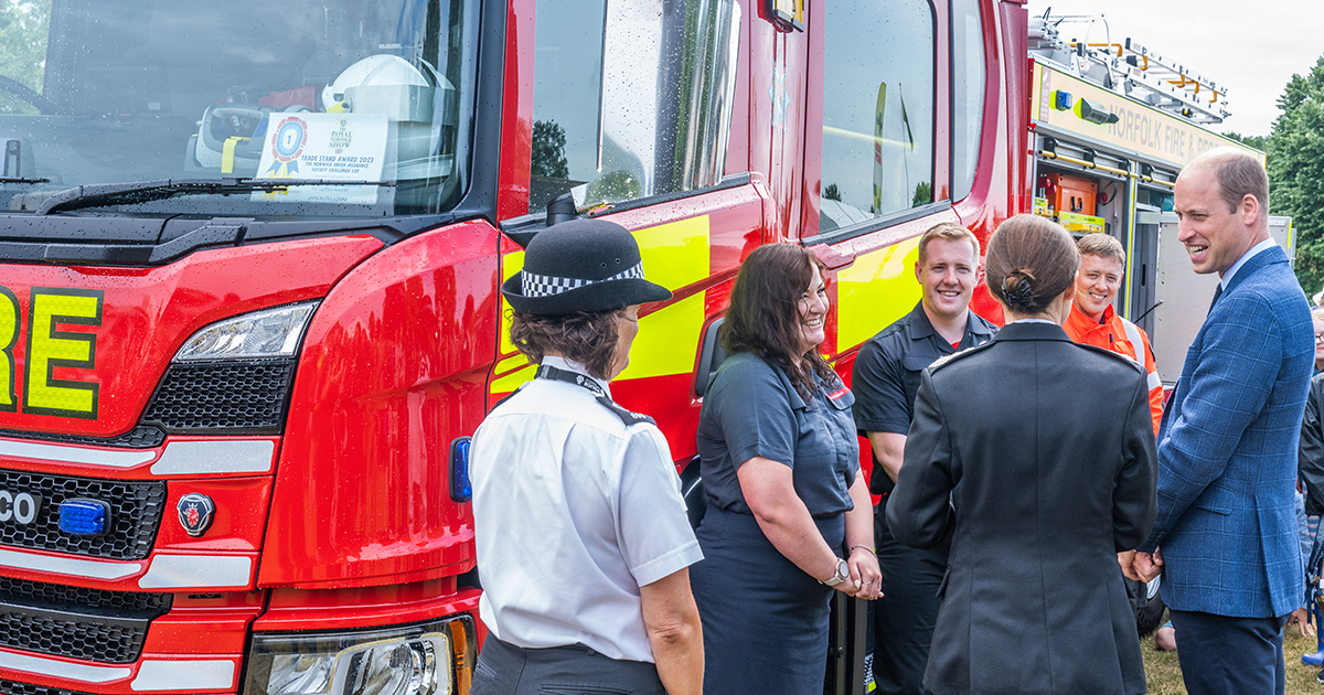 22 new Fire Engines unveiled for Norfolk Fire Service