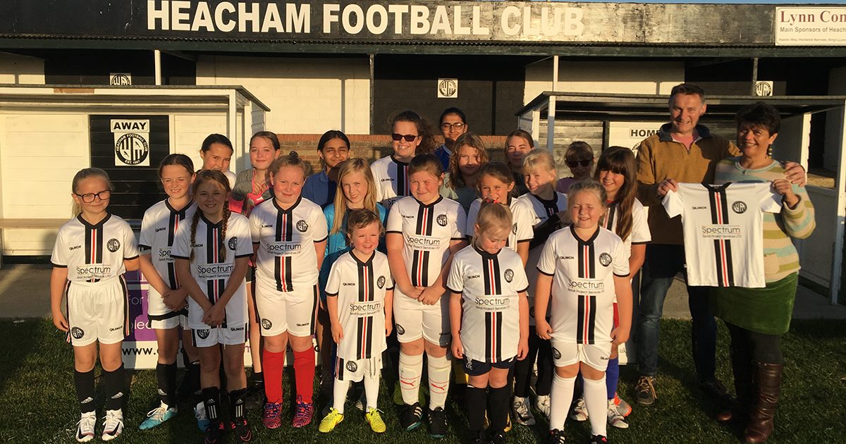 Double sponsorship boost for Heacham Girls