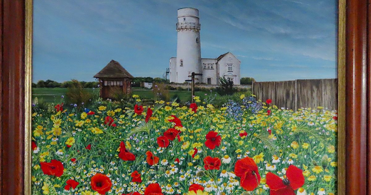 Lighthouse painting starts auction for hospital cause