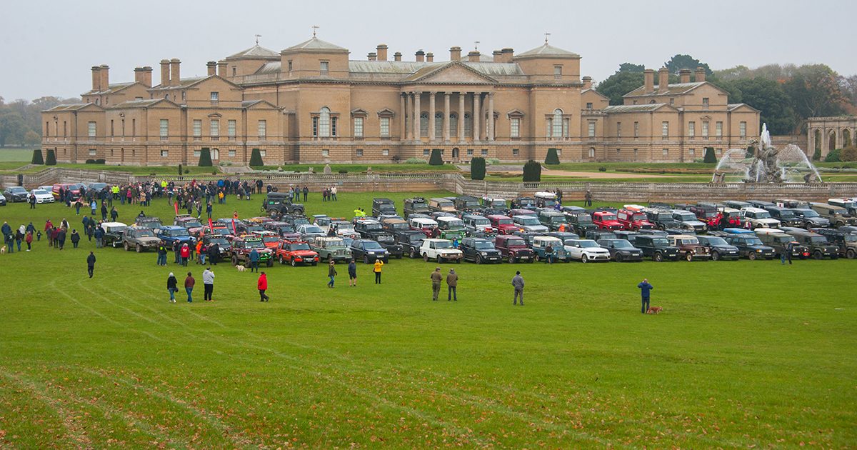 Land Rover devotees join Fire Fighters in rally raising thousands for charity