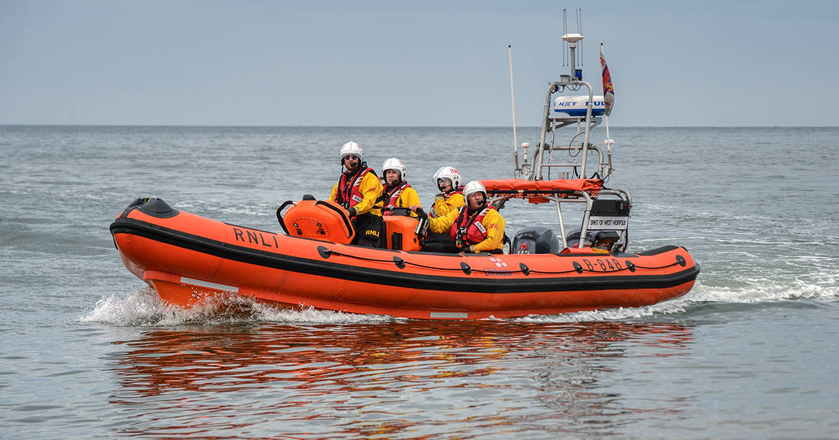 Norfolk lifeboat crew to push the boat out for flag day
