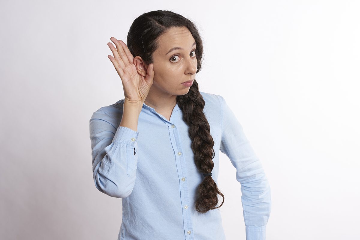 Problems hearing?