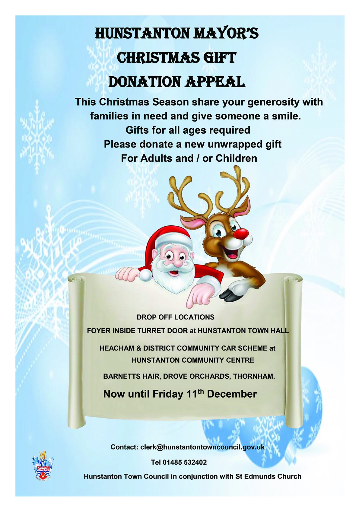 Hunstanton Mayor’s Christmas Gift Appeal 2020