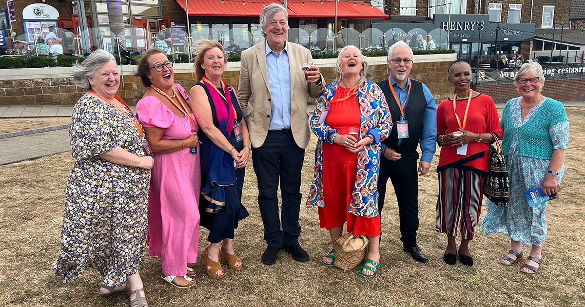 National Treasure cuts the ribbon at the 2025 One Act Drama Festival