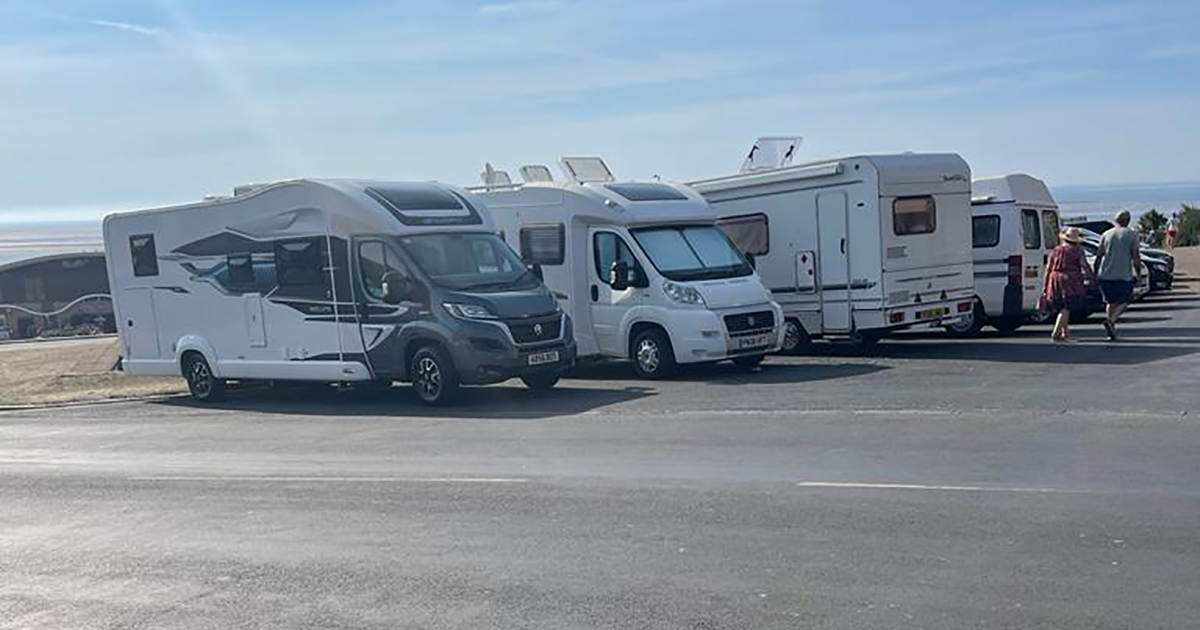 Camper parking in Hunstanton