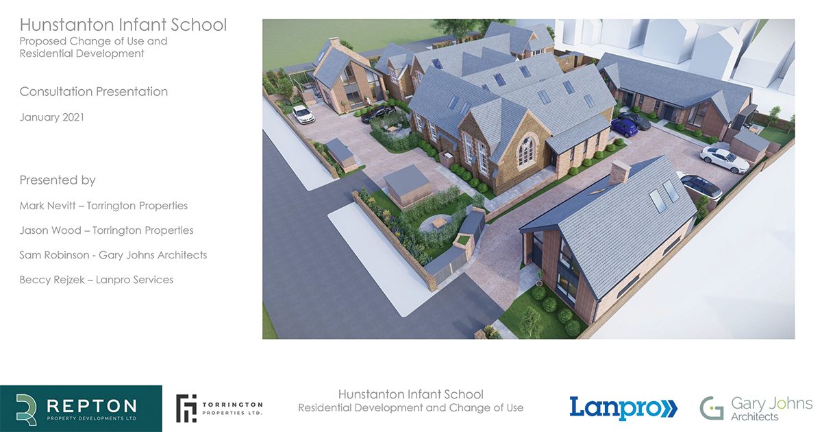 Eleven homes proposed for the former Infant School site