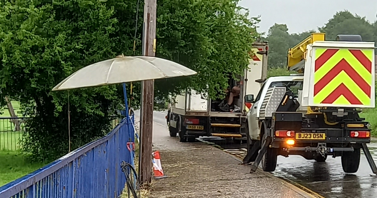 Snettisham residents’ swift action keeps villagers safe from severed power line