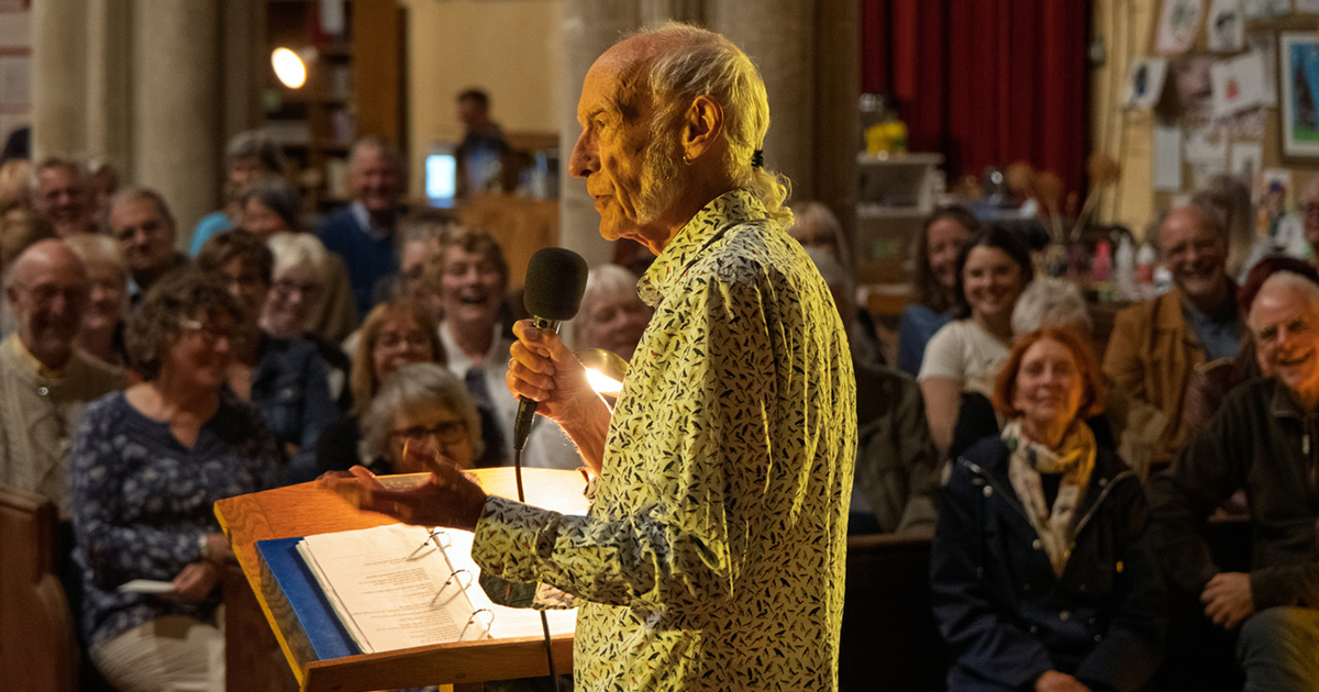 Roger McGough sets St Mary’s Snettisham alight