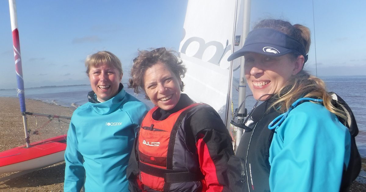 More women and girls are taking up sailing this year