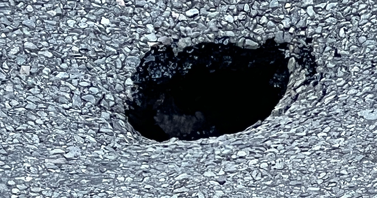 Sinkhole in Snettisham