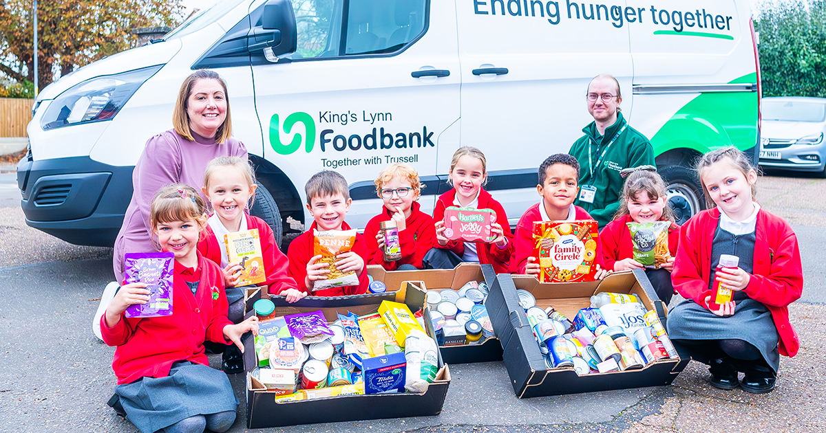 South Wootton Infant school supports King's Lynn Foodbank
