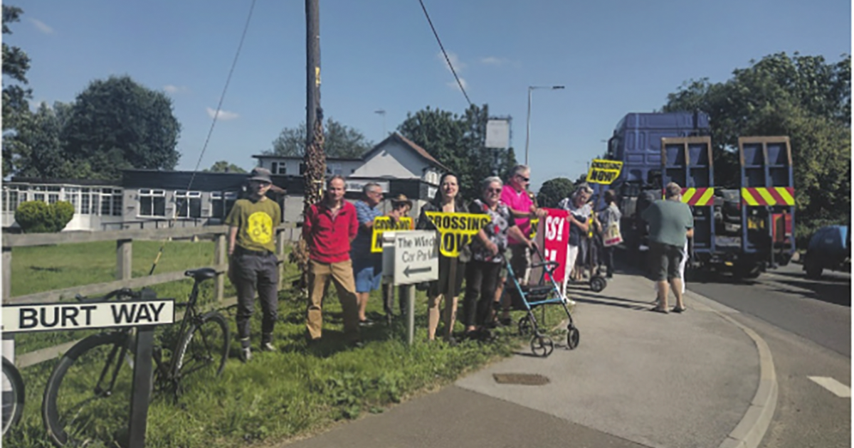 Campaign for  West Winch Bypass, Before  Development on the  A10