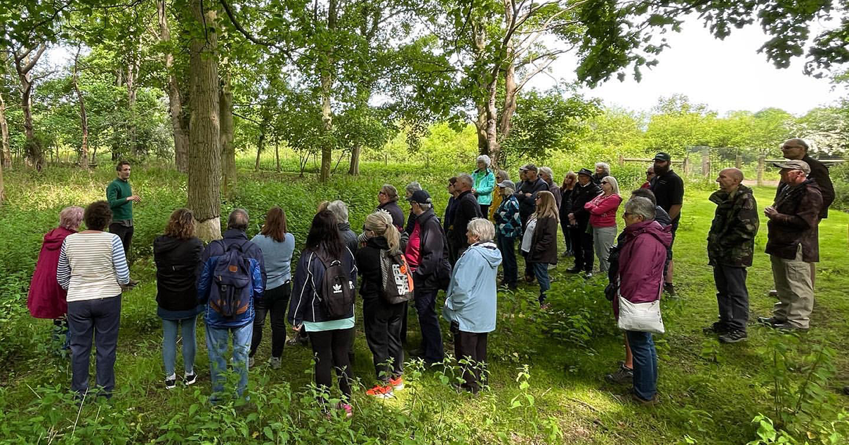 Heacham residents visit local rewilding project