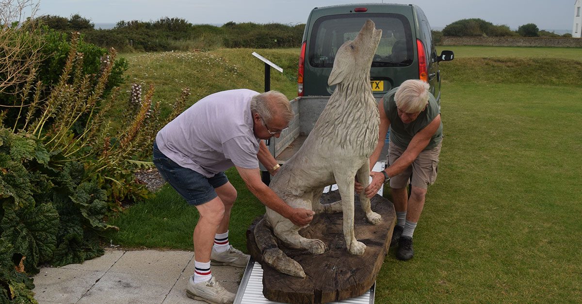 St Edmund’s wolf comes home