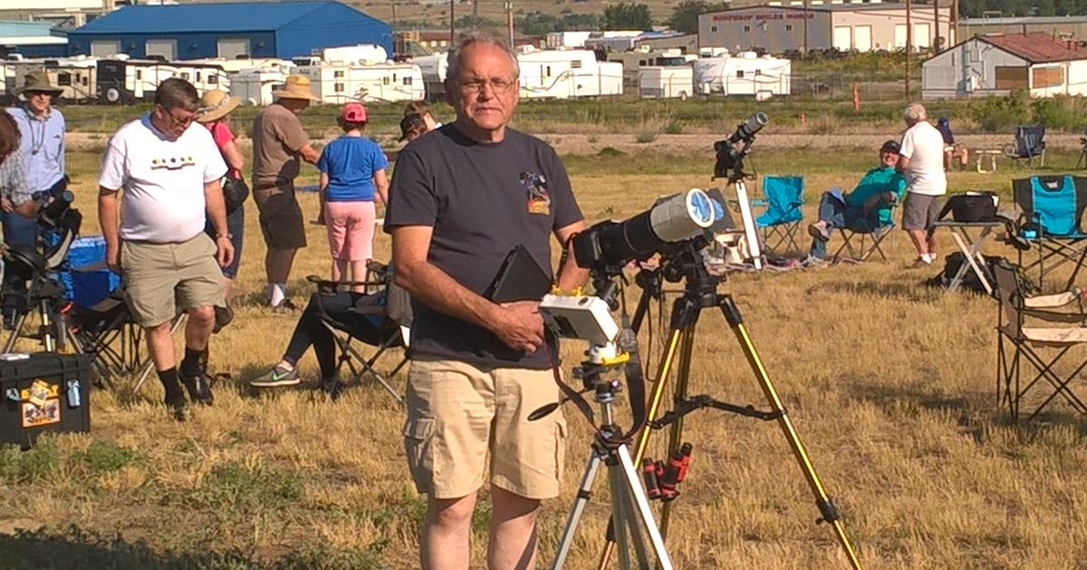 Starstruck: amateur astronomer says a total eclipse is 'an absolute wonder'