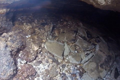 Hunstanton sinkhole - void underneath about the size of a single decker bus