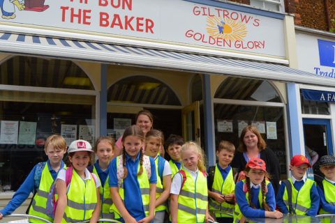 Visit to Mr Bun the Baker is the cherry on the top for local schoolchildren