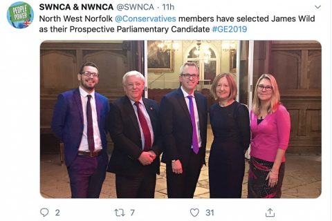 Conservatives select PM's special adviser as their NW Norfolk candidate