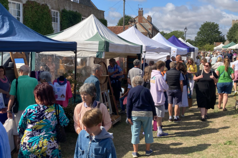 Burnham Market Craft Fair still 'drawing' in the crowds