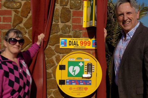 Grand Unveiling of Third Searles Defibrillator
