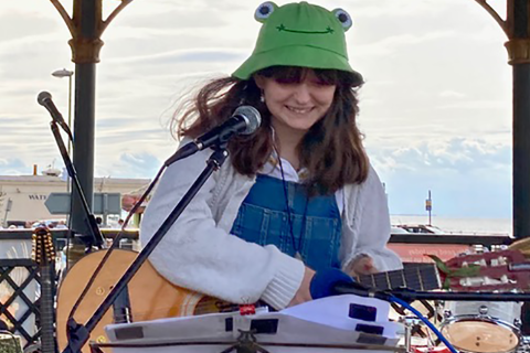 HDFA Busker’s Corner helps music student gain a study place at BIMM