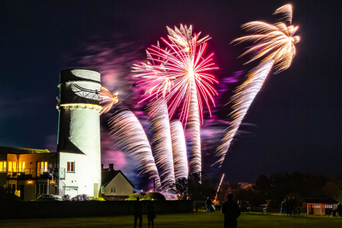 Spectacular fireworks at Hunstanton's Cliff Top