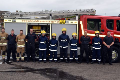 Hunstanton fire station open day is a blast