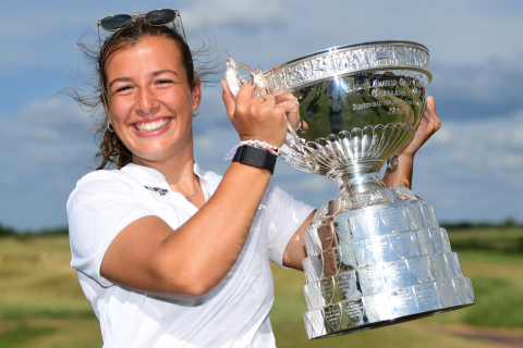 Sensational Jessica Baker wins the Women’s Amateur Golf Championships at Hunstanton Golf Club