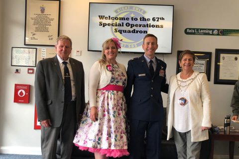 Change of command at USAF 67th: John Maiden
