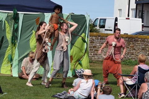 Monkeying around for outdoor theatre