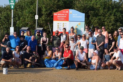 Fighting against beach waste in Old Hunstanton