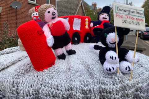 'Needle-less' to say another great creation by local knit group!