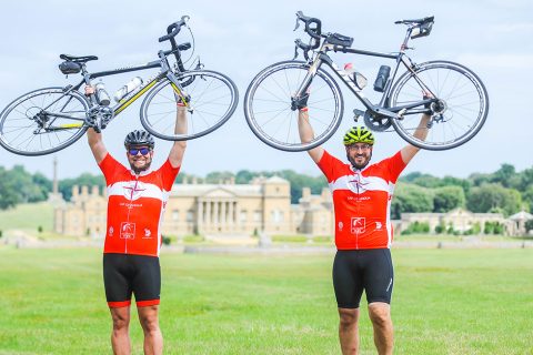 Wheely big triumph for charity cyclists