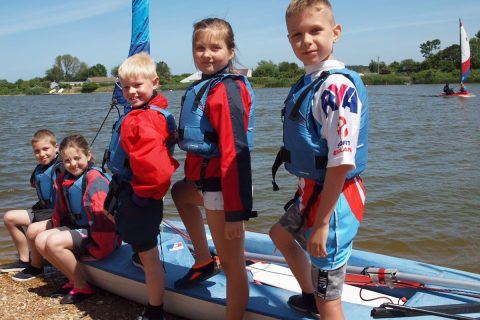 Schools and groups sailing at Snettisham