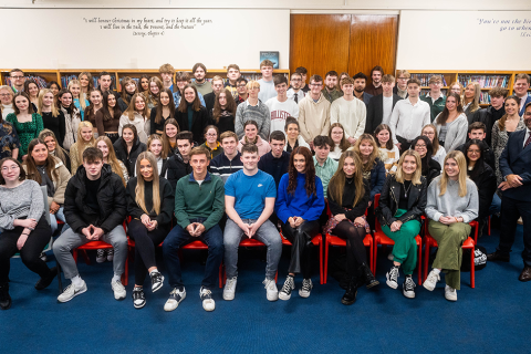 High achieving students celebrate their successes