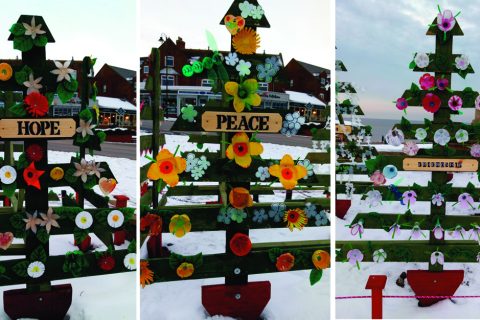 Wooden trees get a new lease of life on Hunstanton’s Upper Green
